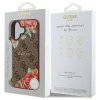 Guess GUHMP16SP4ROPEMCW iPhone 16 6.1   brązowy/brown hardcase 4G Flowers Print MagSafe